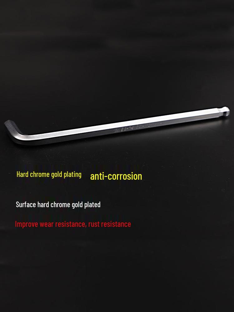 Japonská extra dlouhá sada šestihranných klíčů s kulovou hlavou (TLS-6/7/8/9)