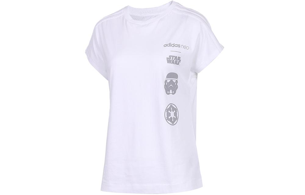 Adidas Neo Raglan Sleeve T Shirt Women s White CV9609 S