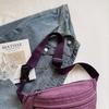 Grid Pattern Waist Bag Multiple Pockets Fashionable Crossbody Bag for Women Street Style Accessory