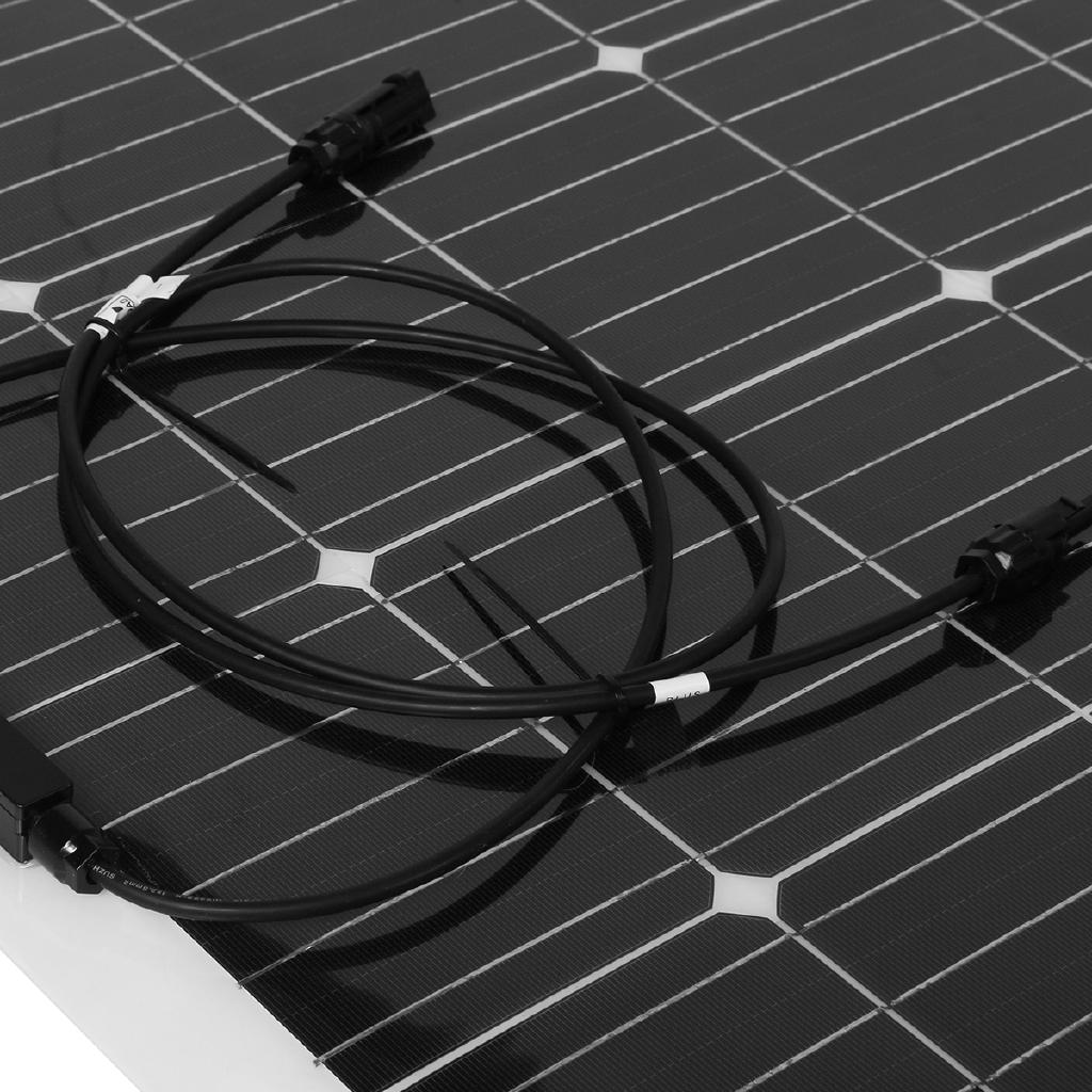 18V 340W 1129*670mmFlexible Monocrystalline Solar Panel Tile Mono Panel Waterproof Camping