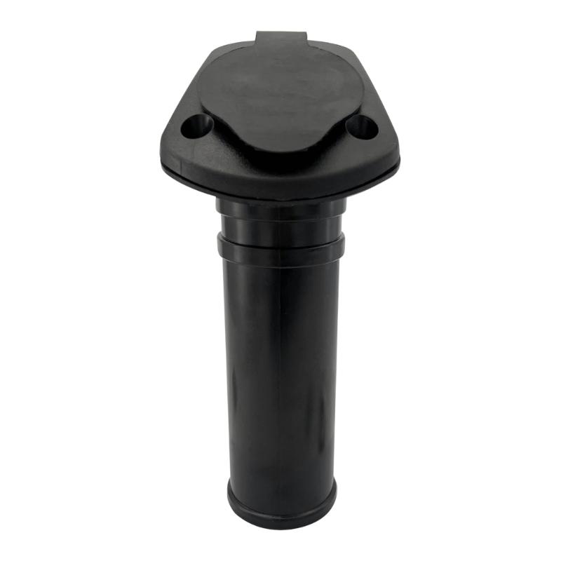 Fishing Rod Holder With Dust Cover 30 Degree Tilts Rod Rest Support Rack For Boats Kayaks Saltwater Freshwater Angling