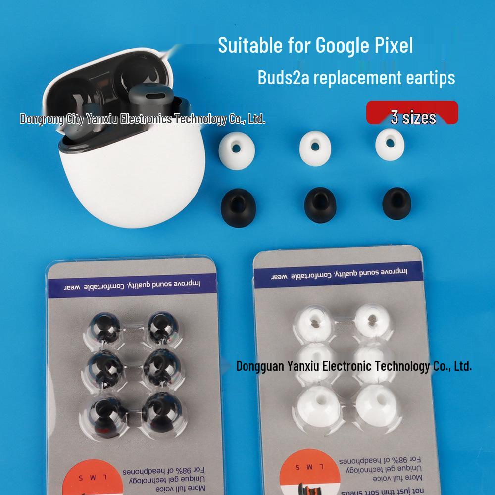 Silikon-Ohrstöpsel für Google Pixel Bluetooth-Ohrhörer - Ersatzkappen und Abdeckungen