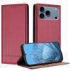 For iPhone 17 Pro Max Case L-Shaped Grid Pattern Leather Stand Phone Cover with Card Slots