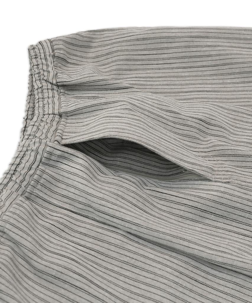 GLACK Gp139 Striped Linen Easy Pants (Beige)