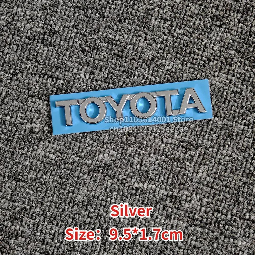 Trunk Rear Letter Badge Emblem for Toyota Replacement RAV4 Corolla Camry Prado REIZ CHR 86  Avalon Highlander Verso Tacoma