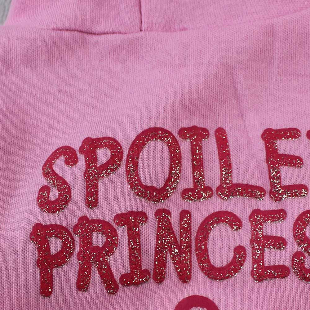 

Милая футболка для собаки «Испорченная принцесса» со шляпой, одежда для домашних животных, костюм для маленького щенка