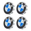 BMW Wheel Hub Caps for 1 3 5 7 Series X1 X3 X5  Blue White Plastic Universal  68mm