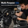 NBR Fuel Hose with Clamps Oil Resistant 4mm 5mm 6mm 8mm 10mm 12mm Diesel Pipe for Vehicle Plumbing Repair and Maintenance