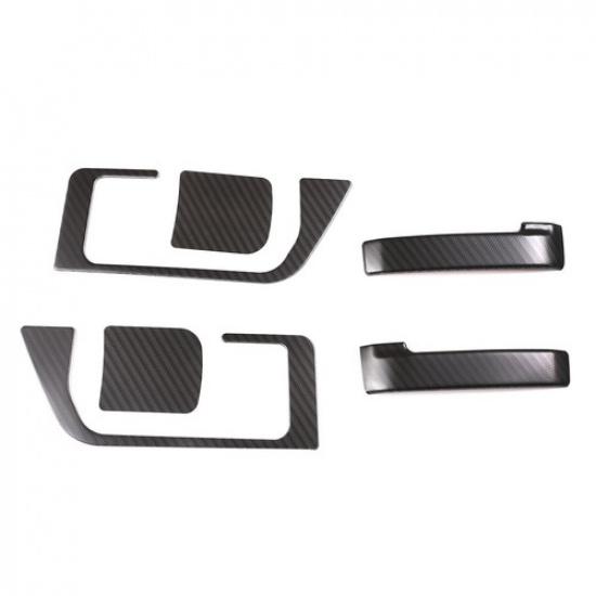Carbon Steel Car Inner Door Handle Bowl Cover Trim For Toyota FJ Cruiser 07-21