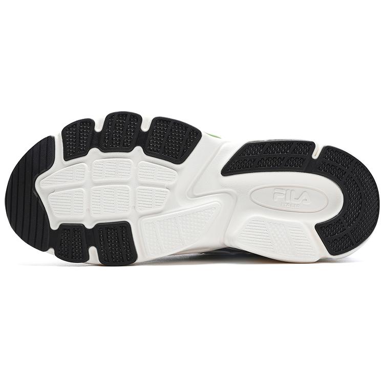 New FILA Y2K Low Top Casual Shoes Men's White Black Lotus Gray F12M312103FBV