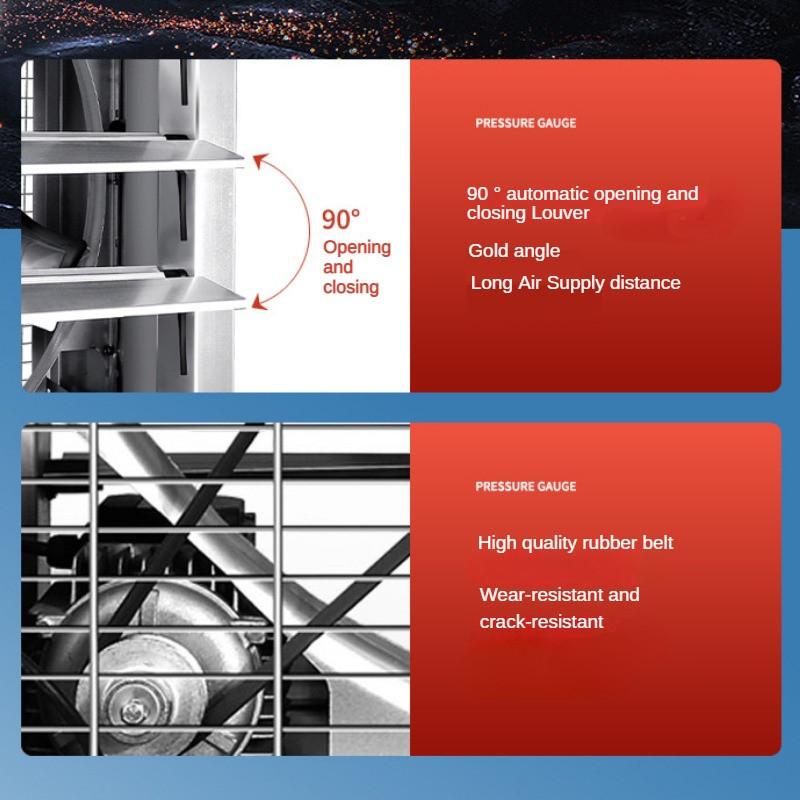 Breeding Ventilation Fan Strong Suction Negative Pressure Fan High-power Industrial Ventilation Cooling Exhaust Fan