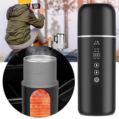Hervidor Eléctrico Universal para Coche de 12V/24V, Calentamiento Rápido, Seguridad, Vaso para Vehículo para Camión, Calentador de Diseño U J3D3
