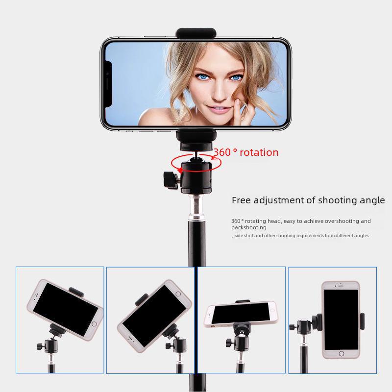 Bluetooth Selfie Floor Tripod for Mobile Phones and Tablets - Ideal for Live Streaming on Douyin and Kuaishou