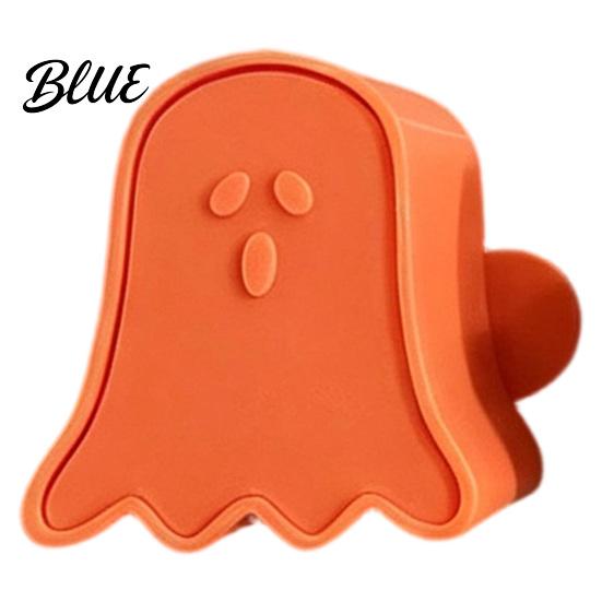 Halloween Themed Baking Kit Mini Pie Mold Cat/Pumpkin/Ghost Shape Reusable Embossed Ghost Cookie Press Hand Mold for Home Kitchen Accessories
