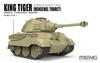 Meng-Model World War Toon Series German Heavy Tank King Tiger with Henschel Turret, Pre-Colored Plastic Model Kit MWWT021 (Tank)