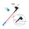 5Pcs Copper Core Fuses Adapter Set 15A/20A Selection Mini Size Design Secure Power Connection for In Car Device Chargers