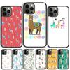 Lama Alpaca Lama Animal Cute Coque Shell For iPhone 17 Air 15 16 14 13 12 Pro Max 11 Pro Max Plus Phone Case Cover