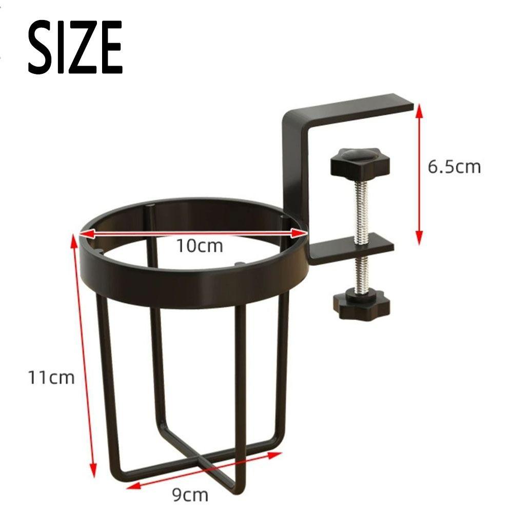 Portable Desktop Mug Rack Waterproof Cup Hanging Storage Holder Clip-on Cup Holder  Home