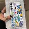 Seaside Scenery Wine Lemon Phone Case for Samsung Galaxy A55 A07 A17 A56 A36 A26 A16 A53 A06 A14 A24 A34 A54 A15 A25 A35 Cover