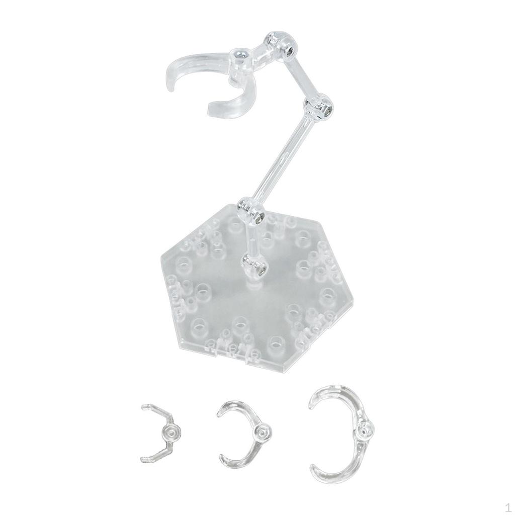 Acrylic Assembly Action Figure Stand Base for 1/144 Doll Models Toy Professional Easily Install