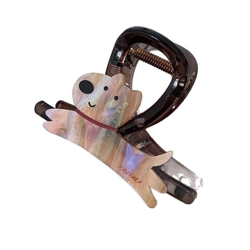 Cute and Fun Dog Claw Clip Shark Clip Hair ClipBack of The Head Updo Hair Accessory