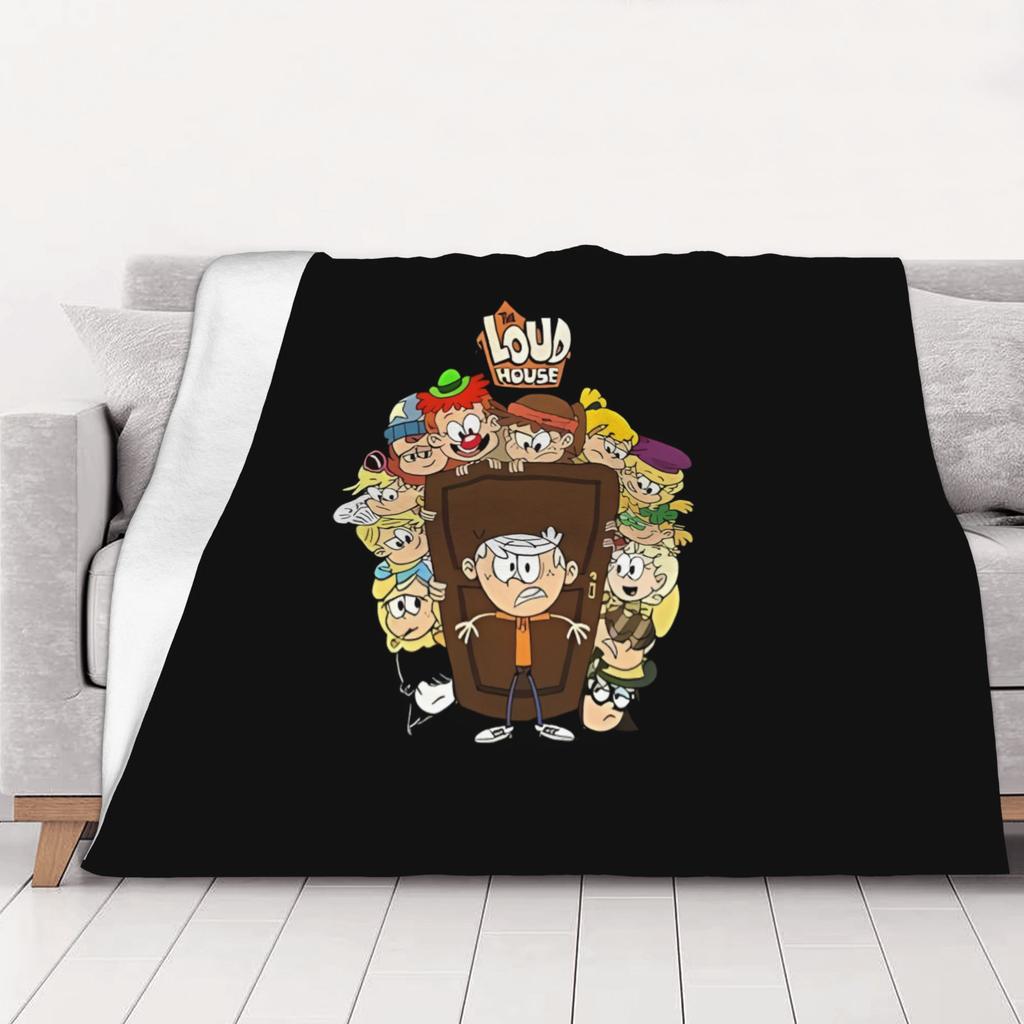 1PC home Cutecore Super Animation The House Loud Blanket Super Cosy Plush Home Living Room Sofa halloween
