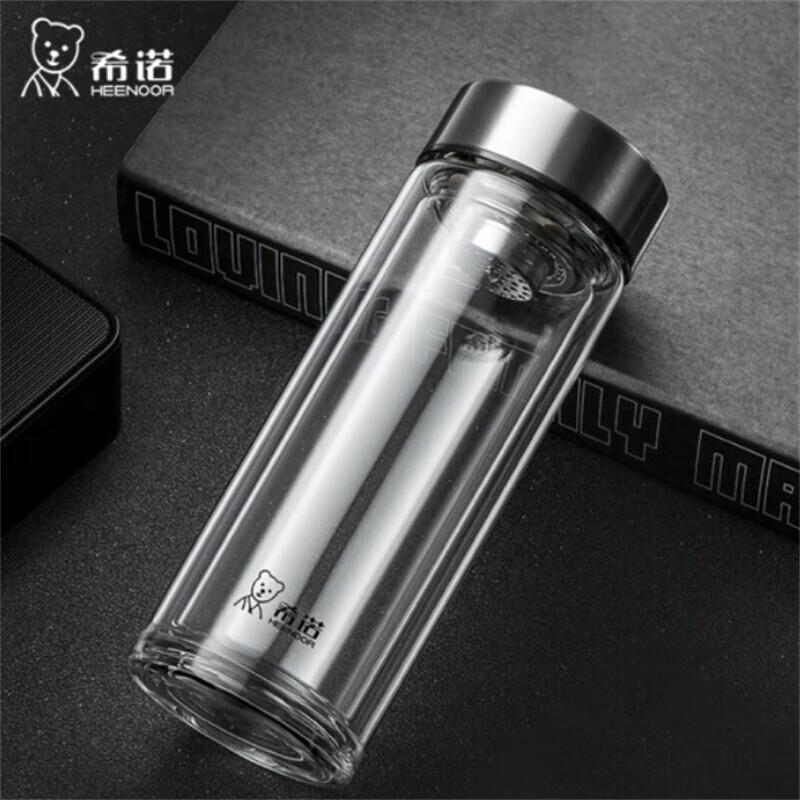 Xinuo 320ml Double-Walled Glass Tea Cup