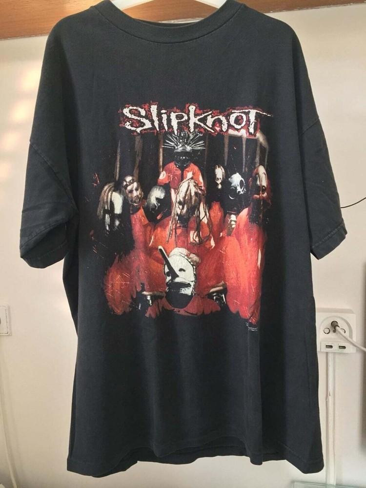 Slipknot 1999 Album Nu Metal Band Unisex Black Cotton Tshirt Reprint S5XL Unisex T-Shirt XXL