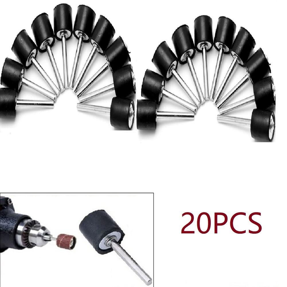 Cheap Rubber Mandrel Set 1/8" Shank 20pcs/set Fit Rotary Tools Joom