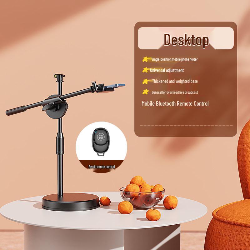 2026 Pro Desktop Phone Holder for Live Broadcast, Vlog, Video Recording & Food Photography