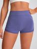Women's High-Waist Seamless Yoga Shorts: Quick-Dry, Moisture-Wicking, Elastic Fitness & Running Shorts