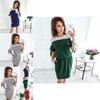 Elegant Women Vintage Dress Lace O-neck With Patchwork Hollow Out Short Sleeves