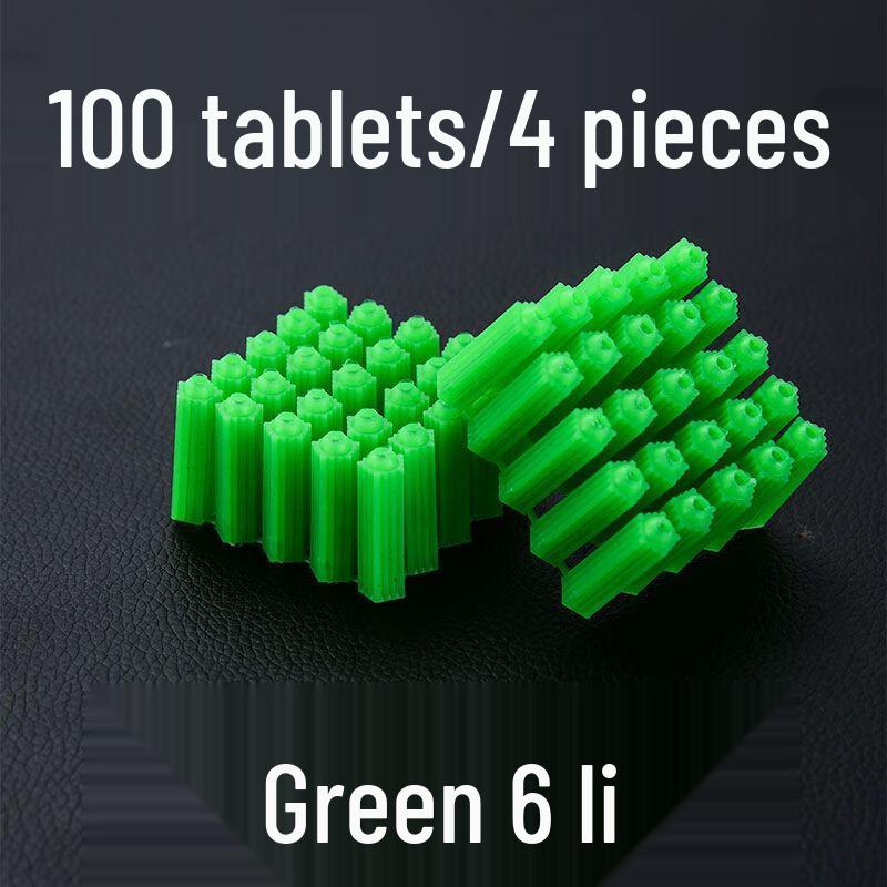 Ruidetai Plastic Expansion Wall Plugs & Self-Tapping Screws 6mm