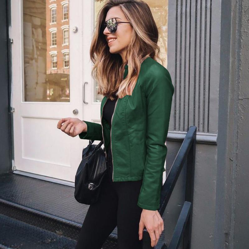Street Style Green Bomber Jacket Outfit Womens Green Leather