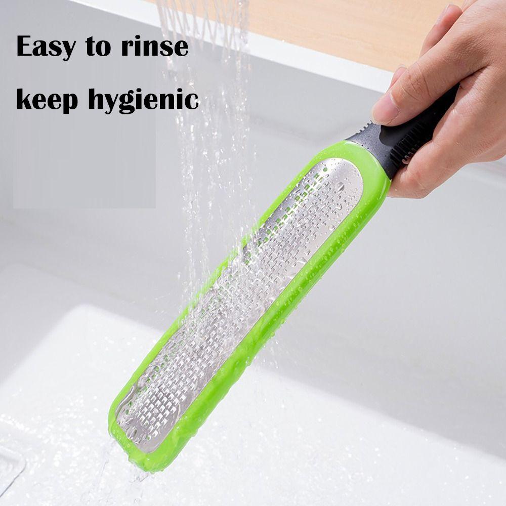 304 Stainless Steel Zester with Protective Cover Sharp Fruit and Vegetable Grater Convenient with Handle Lemon Grater