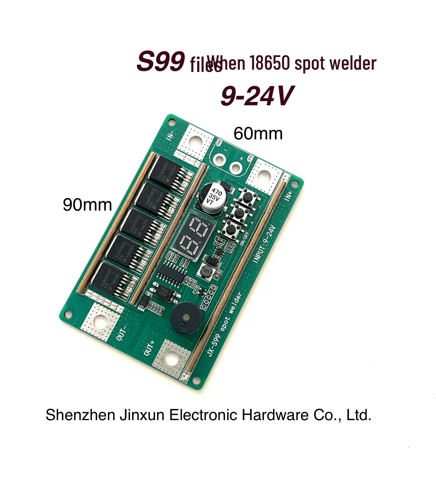 

S99 Handheld Spot Welder for 9-24V: Portable 18650 Battery Spot Welder and DIY Kit.