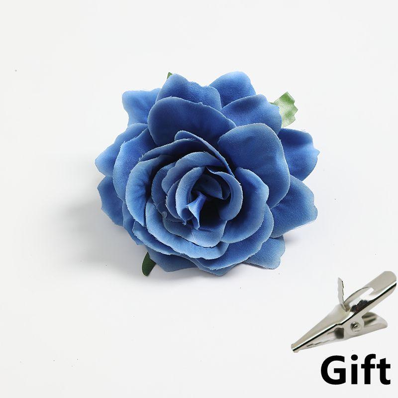 10CM High Quality Silk Roses Flower Wall Wedding Home Decor Christmas DIY Brooch Bridal Accessories Clearance Artificial Flowers