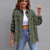 Solid Casual Loose Denim Shirts For Women Vintage Women's Oversized Shirts And Blouses Fashion Youth Female Tops
