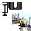 Drinking Cup Holder Clip Mugs Storage Rack Clip On Table AntiSpill Cup Holder Water Bottle Stand for Home Office