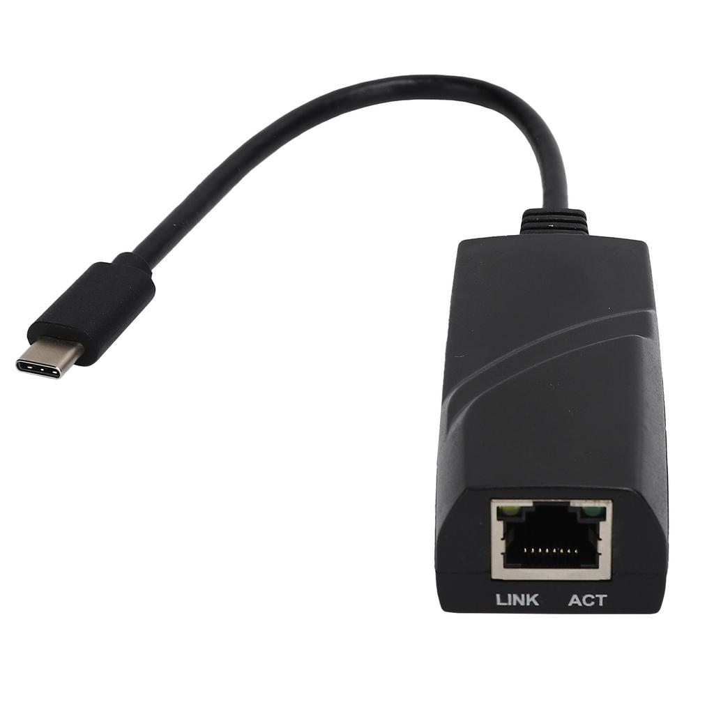 Type C To RJ45 Network Card Ethernet Adapter 1000Mbps Laptop Network Cable Converter