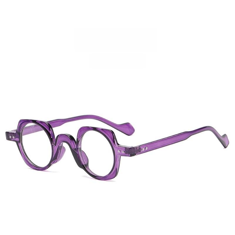 Geometric Pc Optical Glasses With Blue Light Blocking For Stylish Office Wear