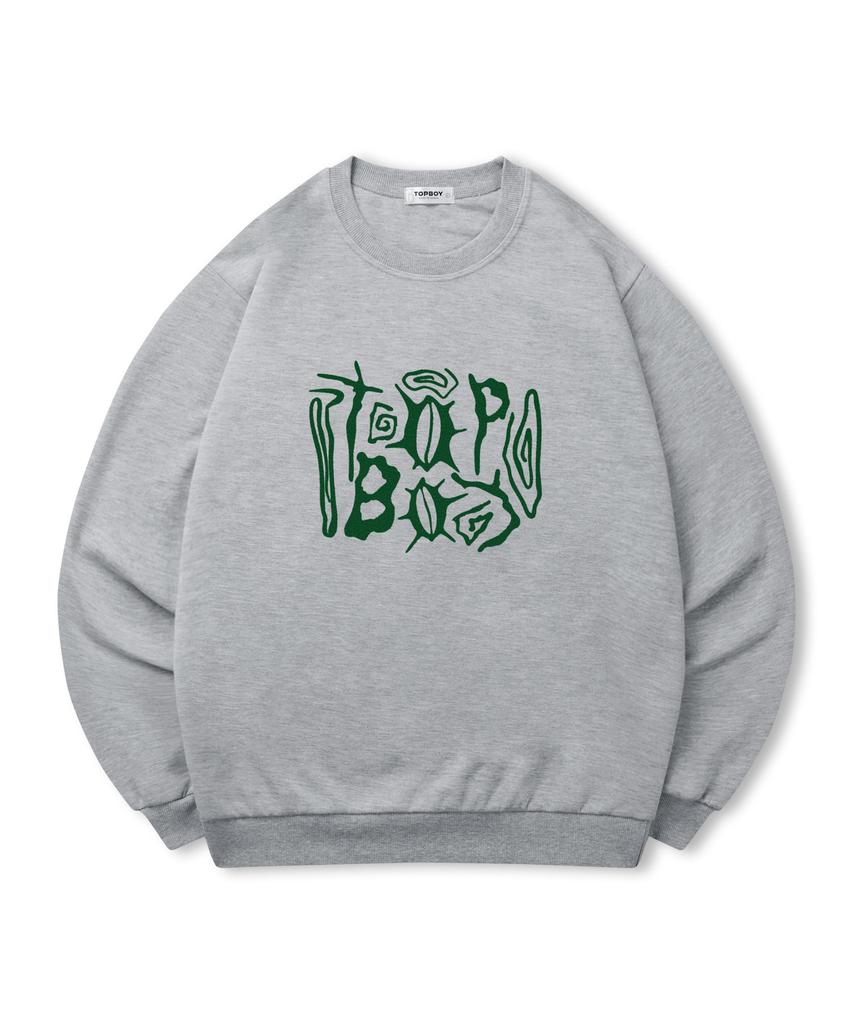 TOPBOY [Non-Fleece Or Fleece-Lined] Strange Worlds Printed Sweatshirt (Type C)