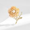 Senior Brooches Flower Leaf Brooch Pins for Women Suit Pendant  Fashion Brooches Jewelry