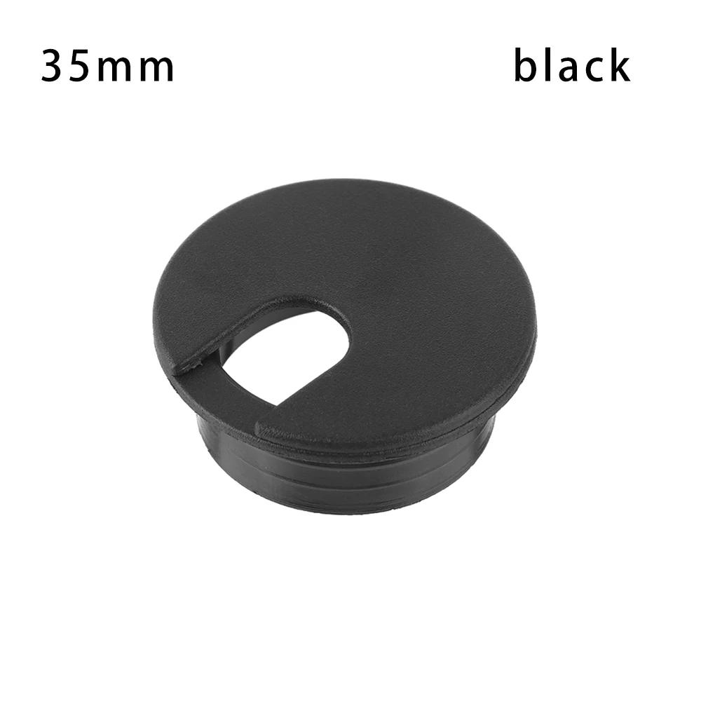 25-80MM Computer Grommet Table Cable Outlet Port Desk Wire Hole Cover Buckle Line Organizer Desk Table Cable Fastener Hardware