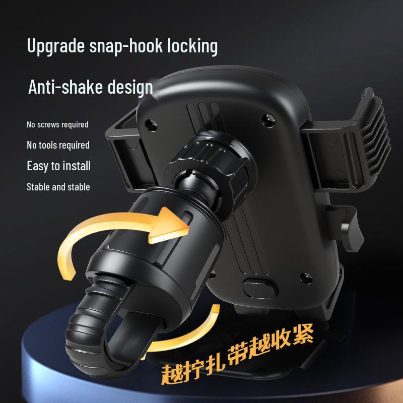 Cross-Border Electric Scooter & Bicycle Phone Holder: Shockproof, Automatic Lock, Vehicle-Mounted Navigation Rack