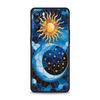 Beautiful Sun Moon Glass Phone Case For Oppo Reno 13 12 11 10 7 F Find X5 X6 A98 A80 A79 A78 A57 A54 A31 A17 Pro Soft TPU Cover