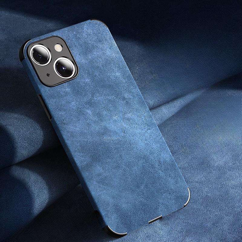 

Замшевый Мех Подходящий для Бизнеса Чехол для Телефона Apple 14promax Полное Покрытие IPhone13 Подушка Безопасности Противоударный 11 Кожаный Чехол iPhone X/Xs Universal