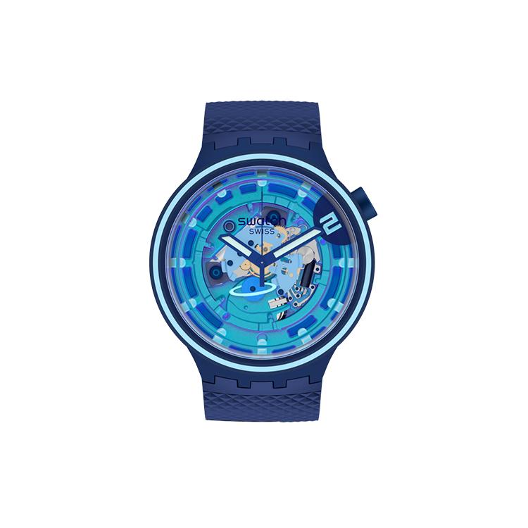 

SWATCH Unisex 47mm Blue Watch SB01N101 SB01N101 Blue Dial