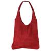 Grote Haak Tassen Tas Lichtgewicht Koreaanse Stijl Hol Geweven Schoudertas Polyester Effen Kleur Breien Handtas Lente