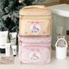 New Cute Princess Cosmetic Bag Women's Storage Bag Large Capacity Travel Square Handbag Women